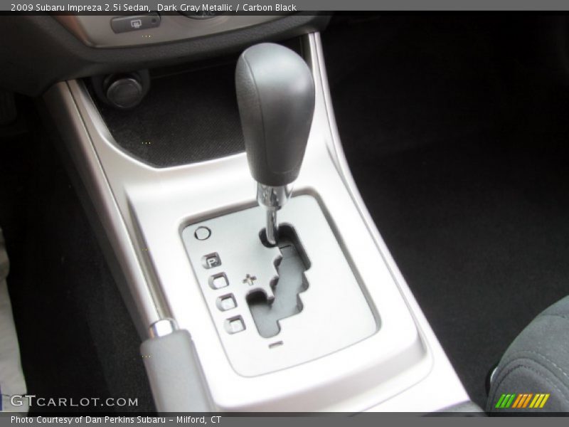 Dark Gray Metallic / Carbon Black 2009 Subaru Impreza 2.5i Sedan