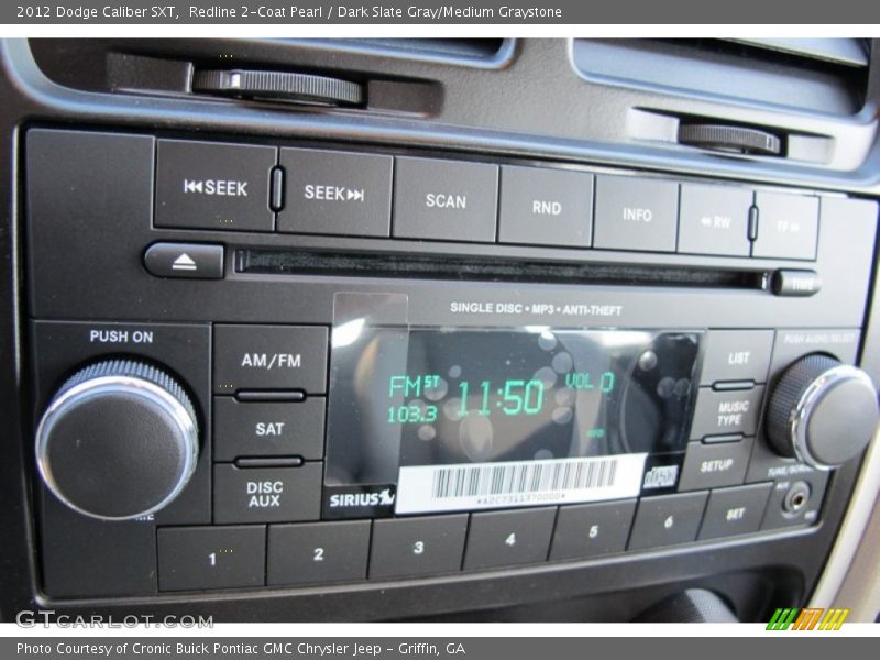 Redline 2-Coat Pearl / Dark Slate Gray/Medium Graystone 2012 Dodge Caliber SXT