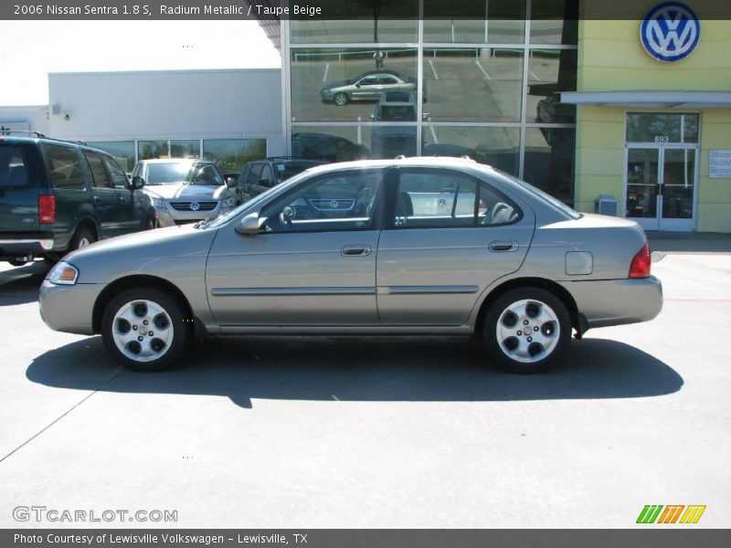 Radium Metallic / Taupe Beige 2006 Nissan Sentra 1.8 S