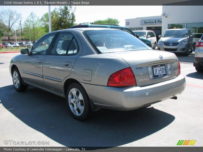 Radium Metallic / Taupe Beige 2006 Nissan Sentra 1.8 S