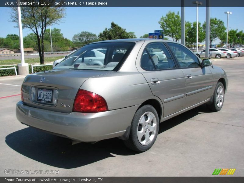 Radium Metallic / Taupe Beige 2006 Nissan Sentra 1.8 S