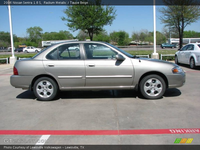 Radium Metallic / Taupe Beige 2006 Nissan Sentra 1.8 S