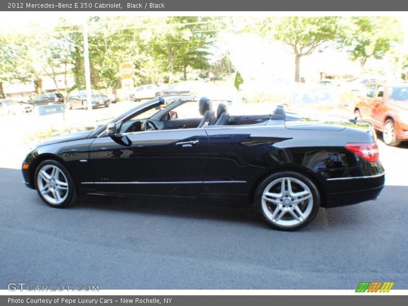 Black / Black 2012 Mercedes-Benz E 350 Cabriolet