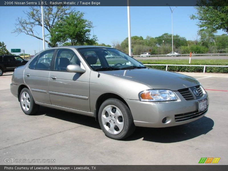 Radium Metallic / Taupe Beige 2006 Nissan Sentra 1.8 S