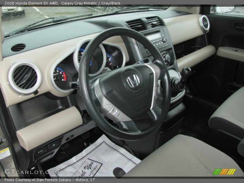 Gray/Black Interior - 2008 Element EX AWD 