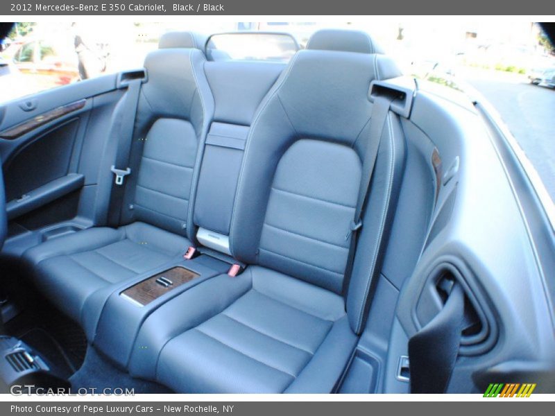 Rear Seat of 2012 E 350 Cabriolet