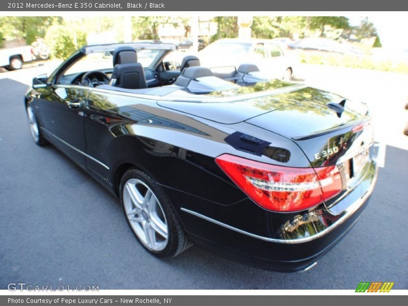 Black / Black 2012 Mercedes-Benz E 350 Cabriolet