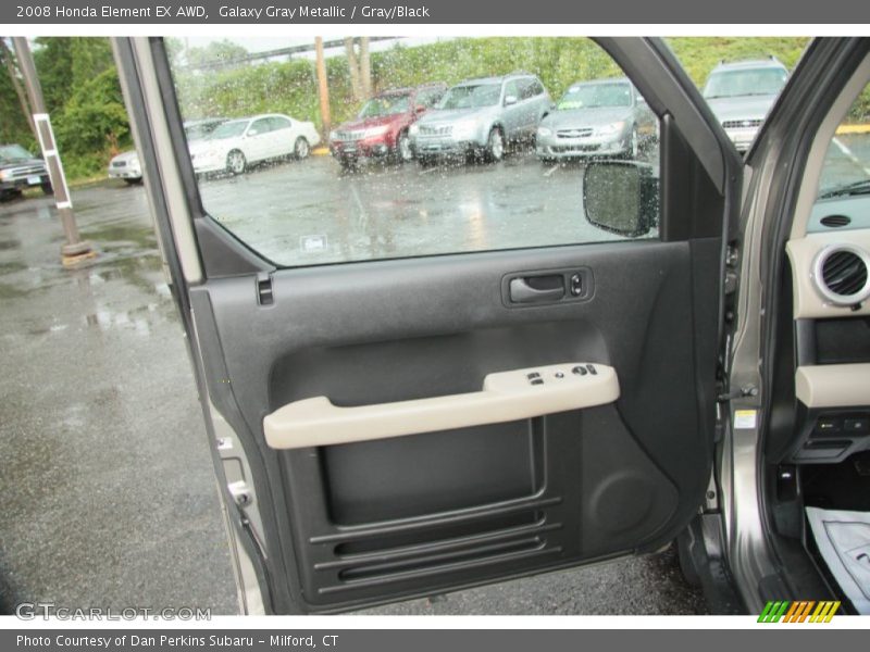 Galaxy Gray Metallic / Gray/Black 2008 Honda Element EX AWD