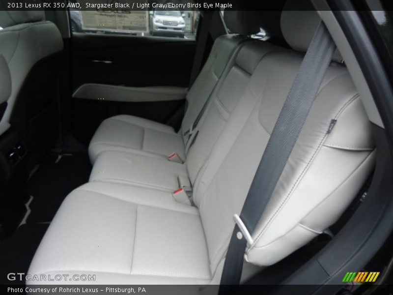 Stargazer Black / Light Gray/Ebony Birds Eye Maple 2013 Lexus RX 350 AWD