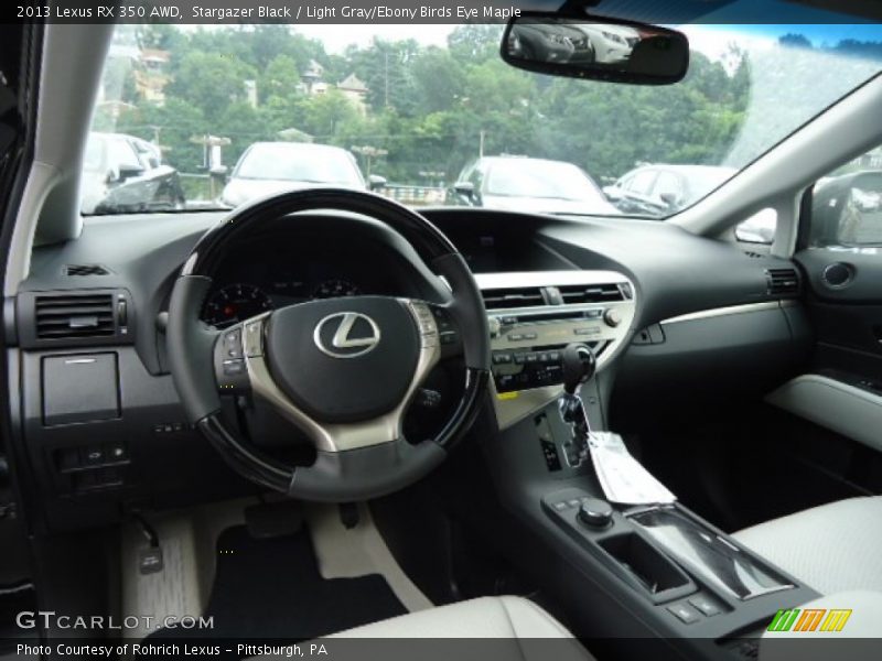 Stargazer Black / Light Gray/Ebony Birds Eye Maple 2013 Lexus RX 350 AWD