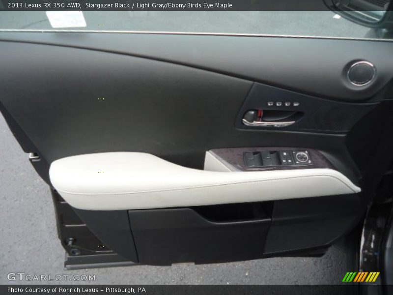 Stargazer Black / Light Gray/Ebony Birds Eye Maple 2013 Lexus RX 350 AWD