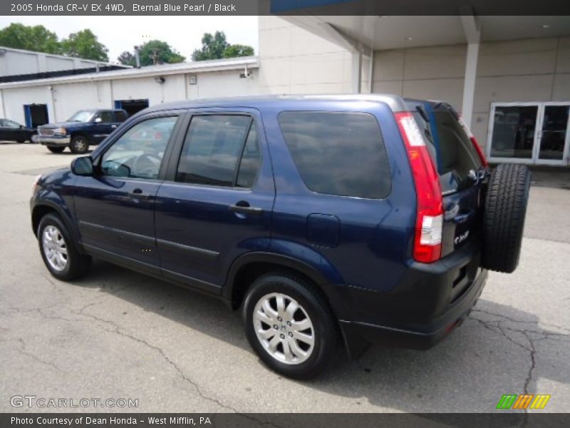 Eternal Blue Pearl / Black 2005 Honda CR-V EX 4WD