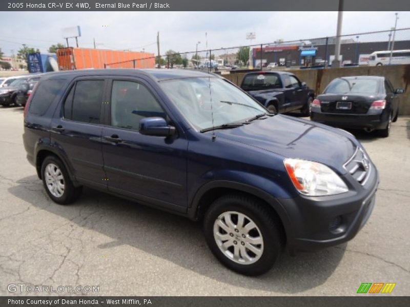 Eternal Blue Pearl / Black 2005 Honda CR-V EX 4WD