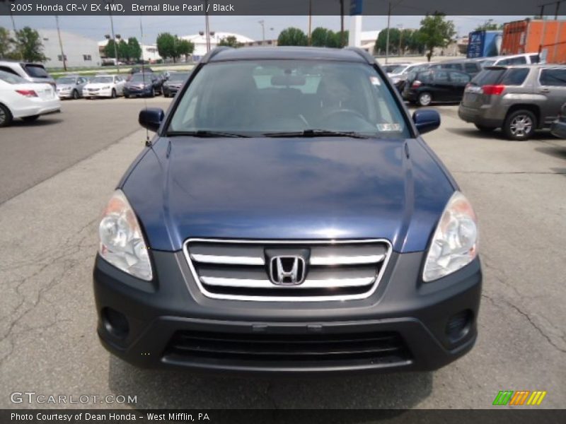 Eternal Blue Pearl / Black 2005 Honda CR-V EX 4WD