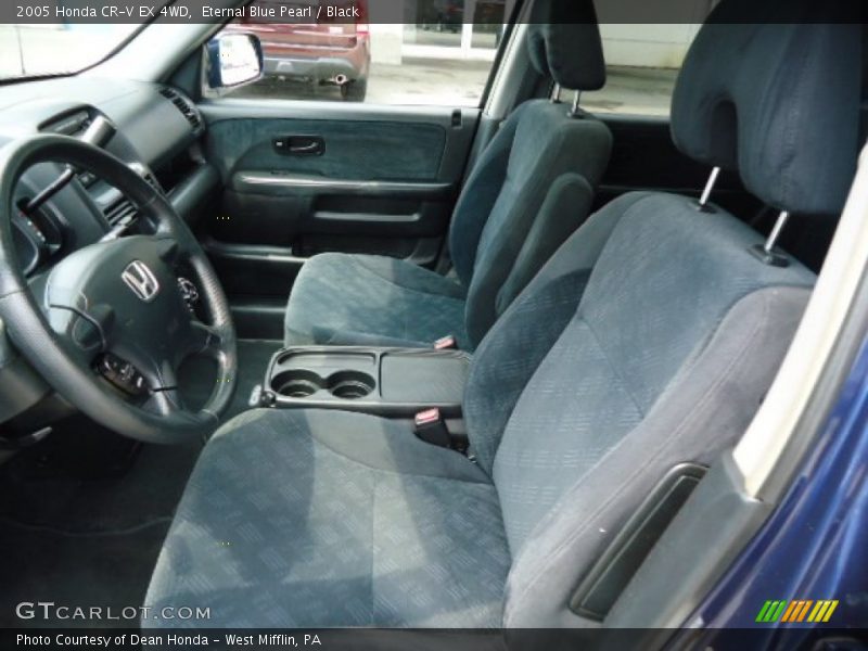 Eternal Blue Pearl / Black 2005 Honda CR-V EX 4WD