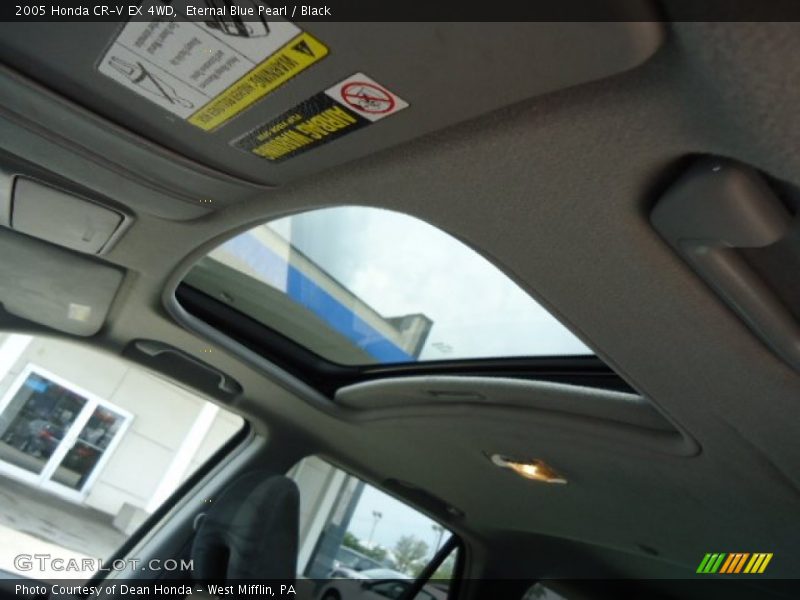 Eternal Blue Pearl / Black 2005 Honda CR-V EX 4WD