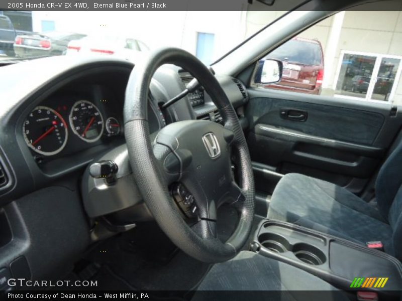 Eternal Blue Pearl / Black 2005 Honda CR-V EX 4WD