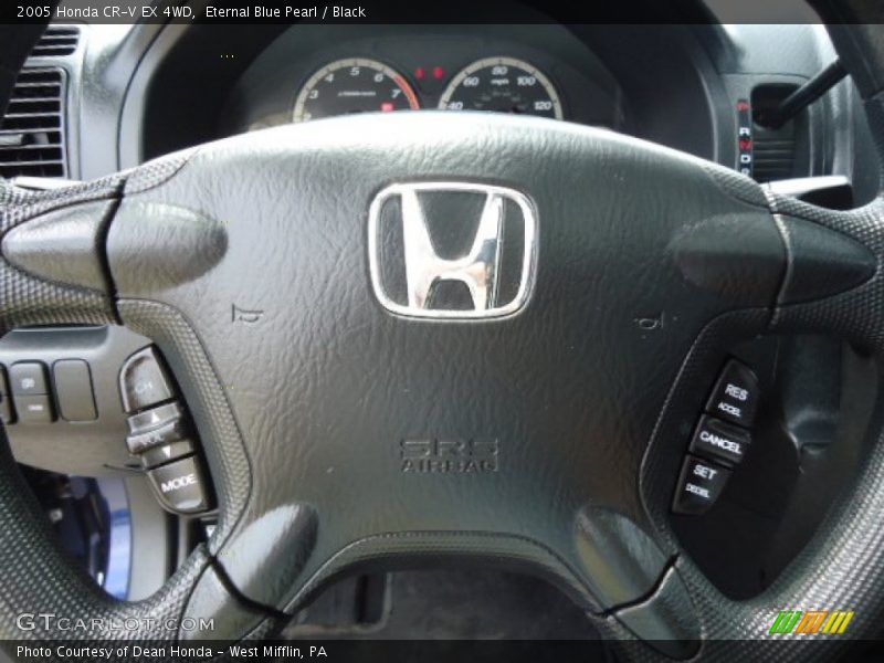 Eternal Blue Pearl / Black 2005 Honda CR-V EX 4WD