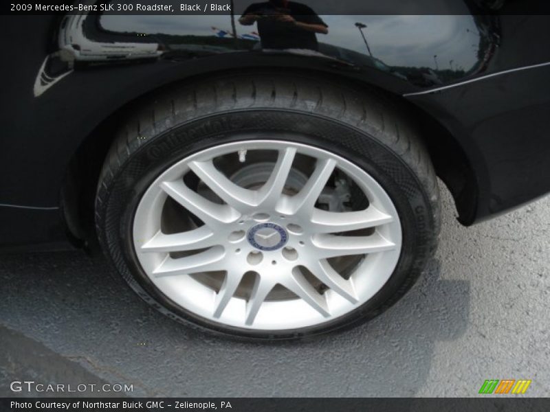 Black / Black 2009 Mercedes-Benz SLK 300 Roadster