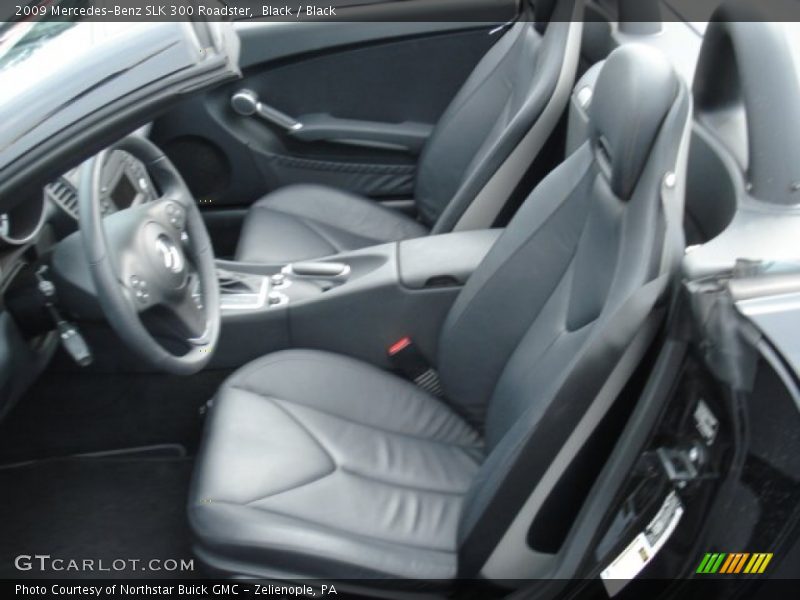 Black / Black 2009 Mercedes-Benz SLK 300 Roadster