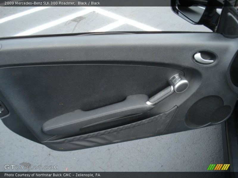 Black / Black 2009 Mercedes-Benz SLK 300 Roadster