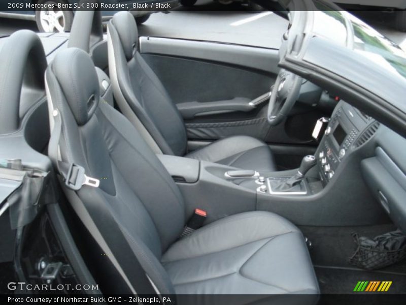 Black / Black 2009 Mercedes-Benz SLK 300 Roadster