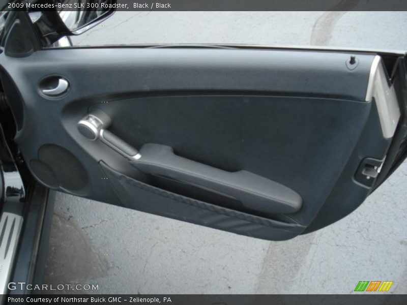 Black / Black 2009 Mercedes-Benz SLK 300 Roadster