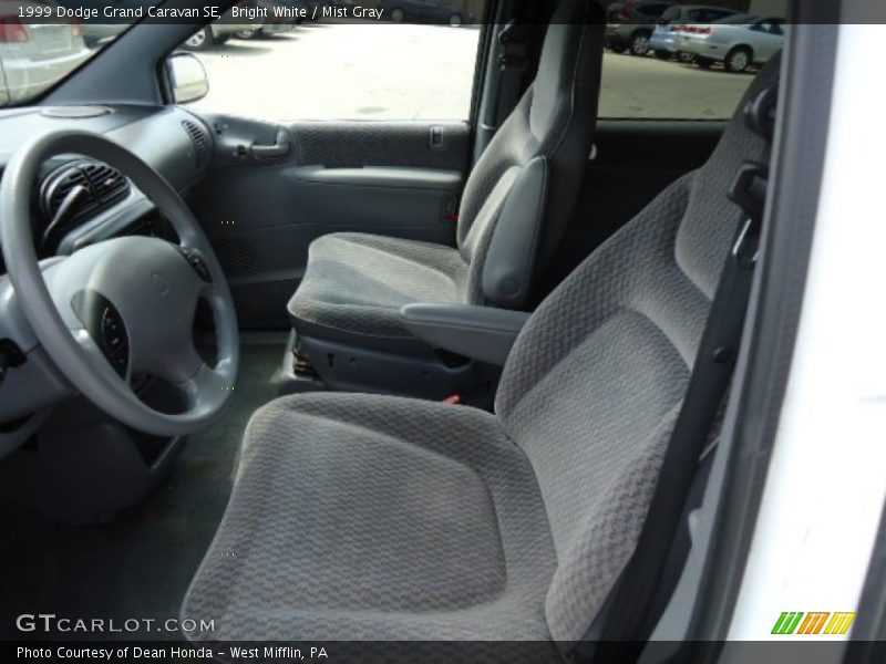 Front Seat of 1999 Grand Caravan SE