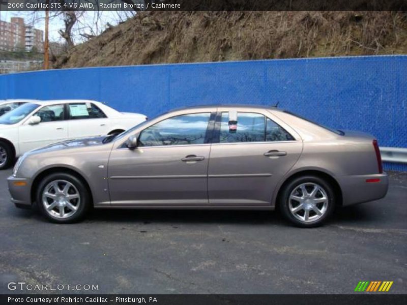 Radiant Bronze / Cashmere 2006 Cadillac STS 4 V6 AWD