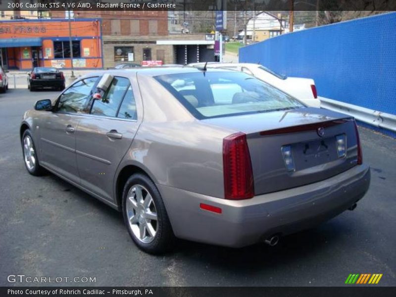 Radiant Bronze / Cashmere 2006 Cadillac STS 4 V6 AWD