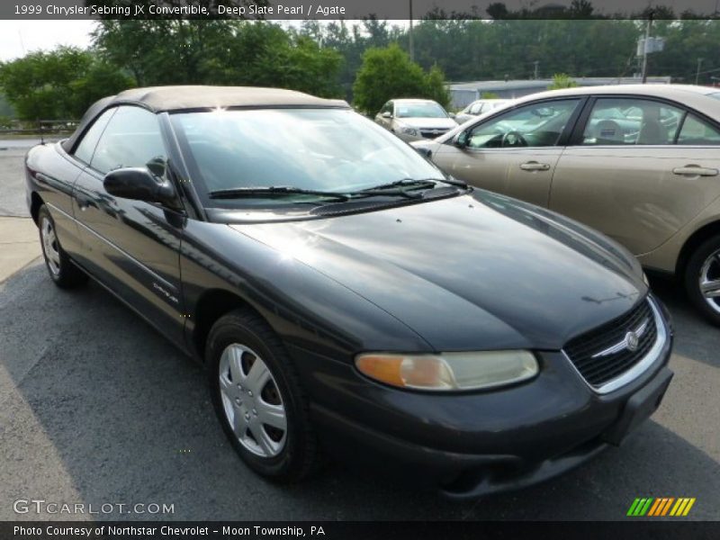 Deep Slate Pearl / Agate 1999 Chrysler Sebring JX Convertible