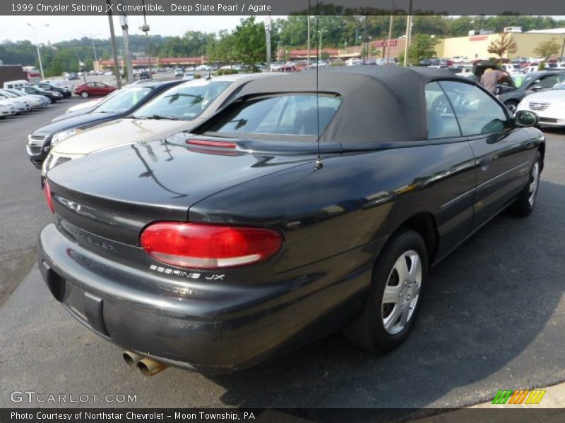 Deep Slate Pearl / Agate 1999 Chrysler Sebring JX Convertible