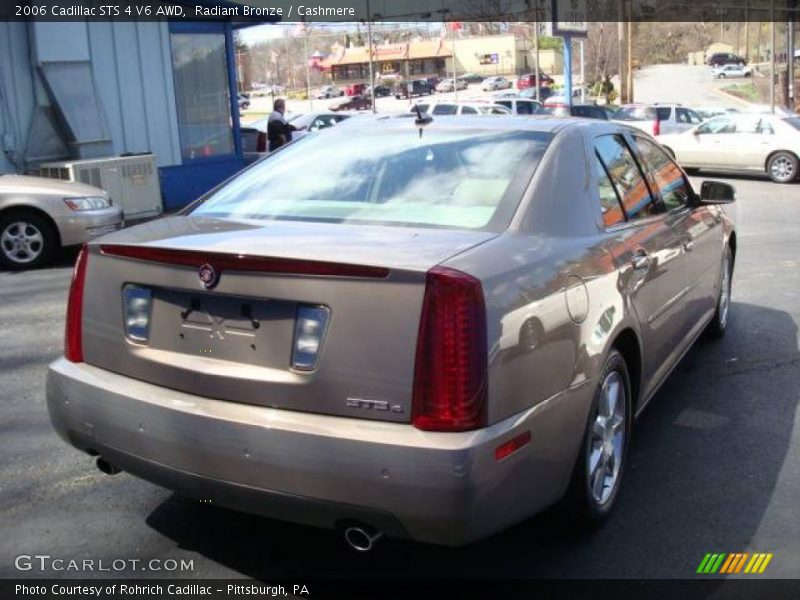 Radiant Bronze / Cashmere 2006 Cadillac STS 4 V6 AWD