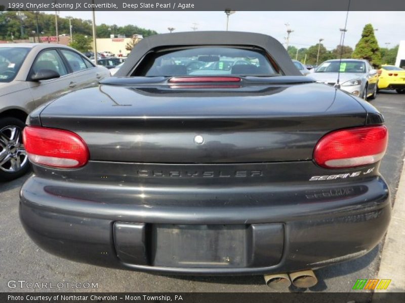 Deep Slate Pearl / Agate 1999 Chrysler Sebring JX Convertible
