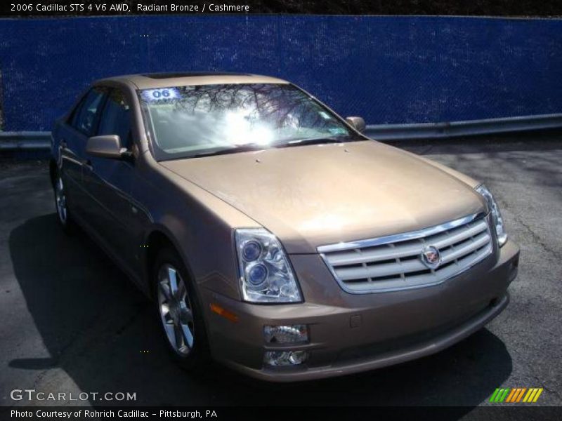 Radiant Bronze / Cashmere 2006 Cadillac STS 4 V6 AWD