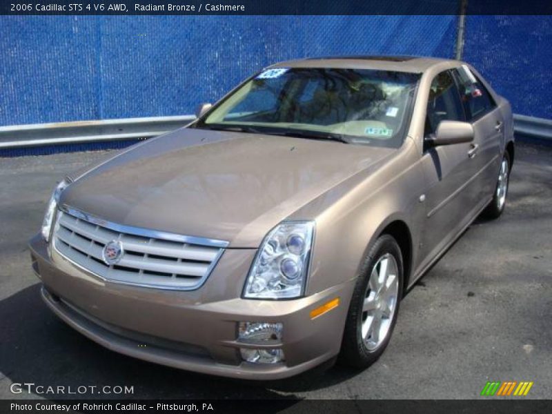 Radiant Bronze / Cashmere 2006 Cadillac STS 4 V6 AWD