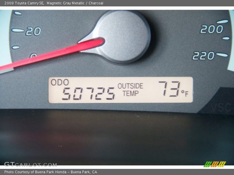 Magnetic Gray Metallic / Charcoal 2009 Toyota Camry SE