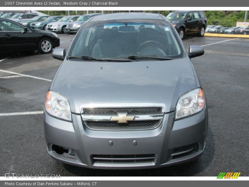 Medium Gray / Charcoal Black 2007 Chevrolet Aveo LS Sedan