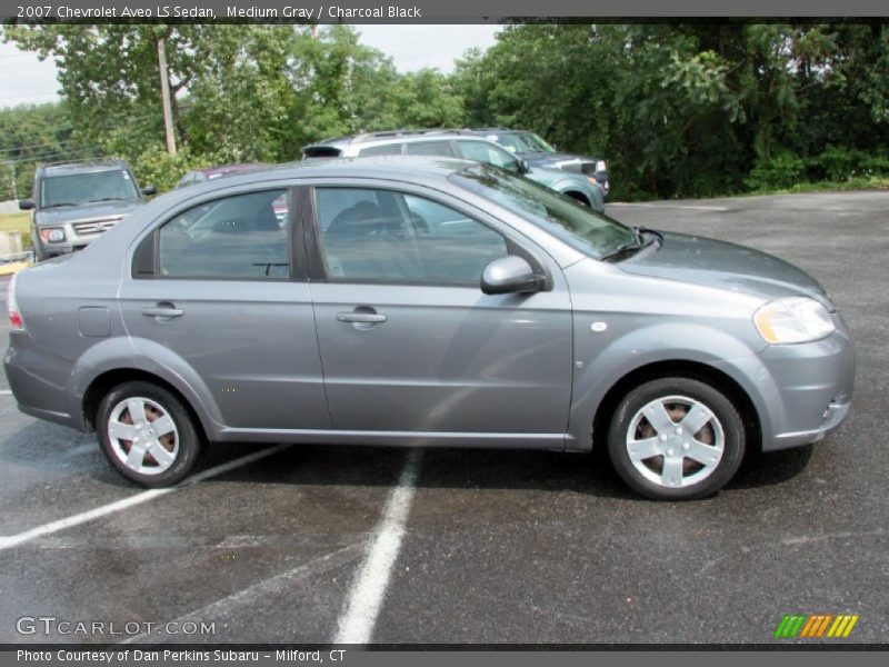 Medium Gray / Charcoal Black 2007 Chevrolet Aveo LS Sedan