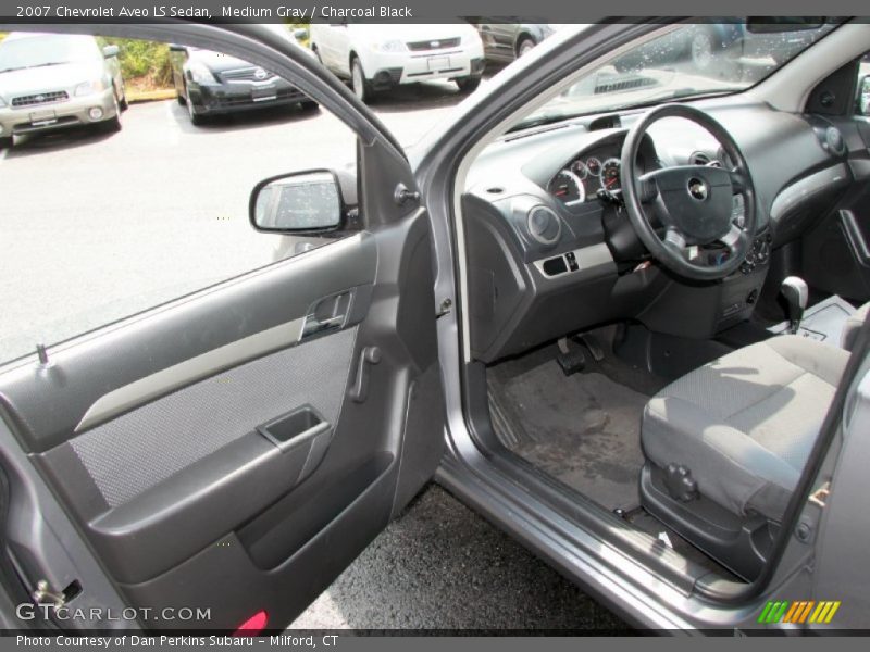 Medium Gray / Charcoal Black 2007 Chevrolet Aveo LS Sedan