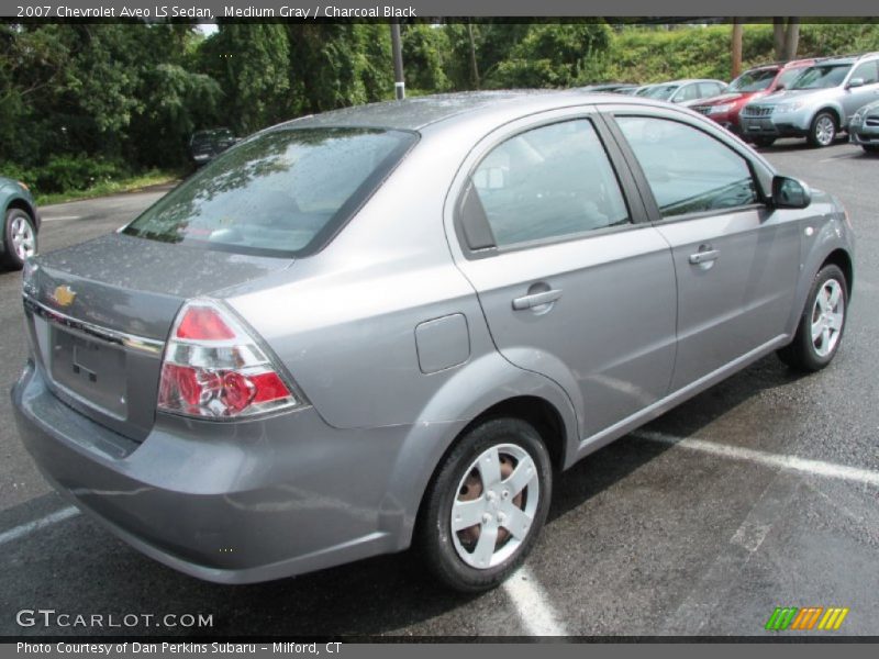 Medium Gray / Charcoal Black 2007 Chevrolet Aveo LS Sedan