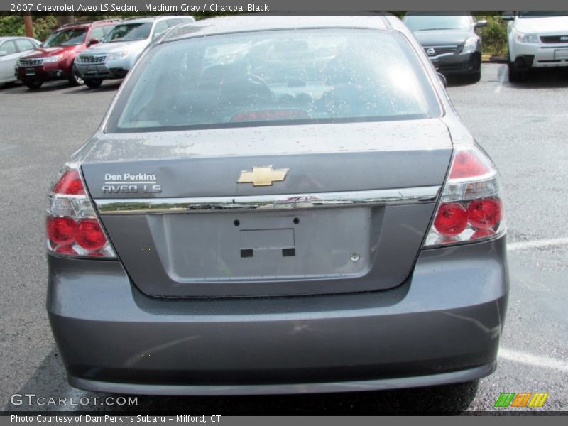 Medium Gray / Charcoal Black 2007 Chevrolet Aveo LS Sedan