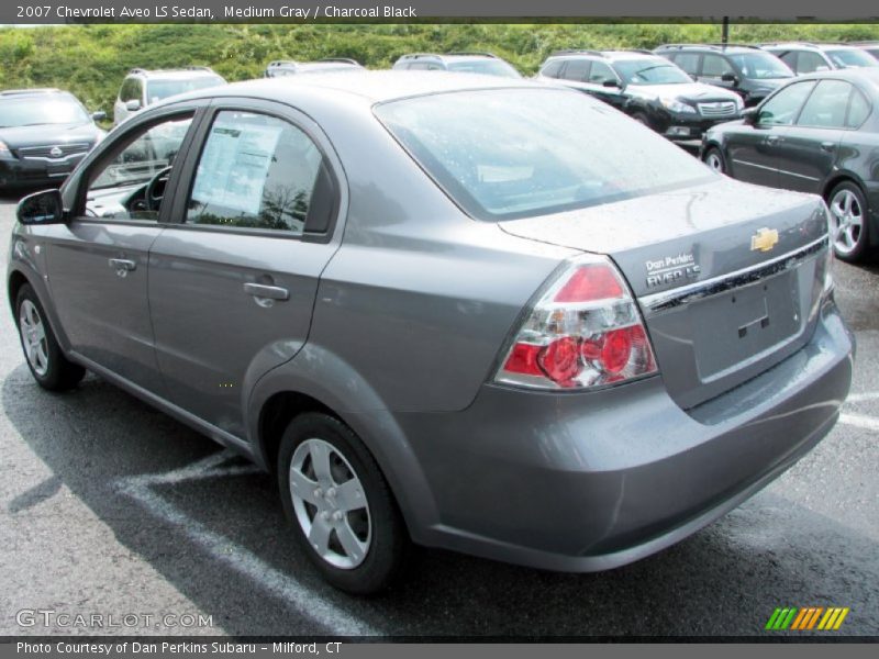 Medium Gray / Charcoal Black 2007 Chevrolet Aveo LS Sedan