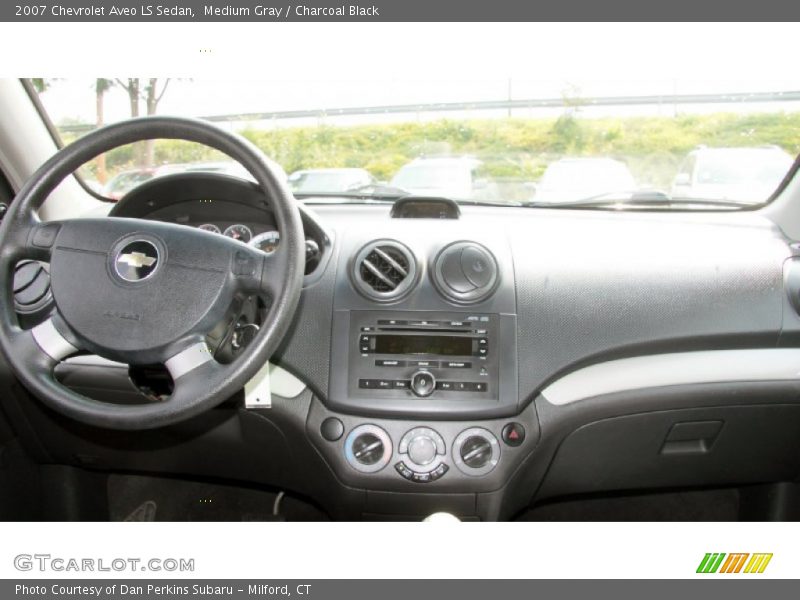 Medium Gray / Charcoal Black 2007 Chevrolet Aveo LS Sedan