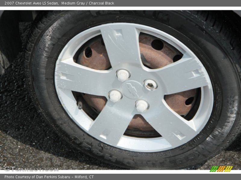 Medium Gray / Charcoal Black 2007 Chevrolet Aveo LS Sedan