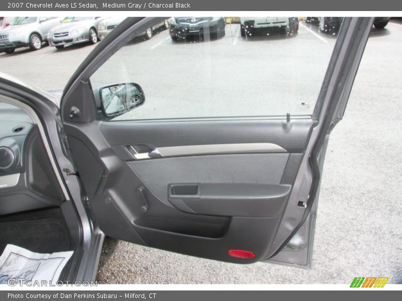 Medium Gray / Charcoal Black 2007 Chevrolet Aveo LS Sedan