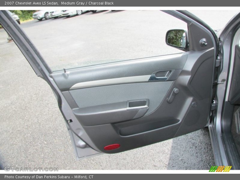 Medium Gray / Charcoal Black 2007 Chevrolet Aveo LS Sedan