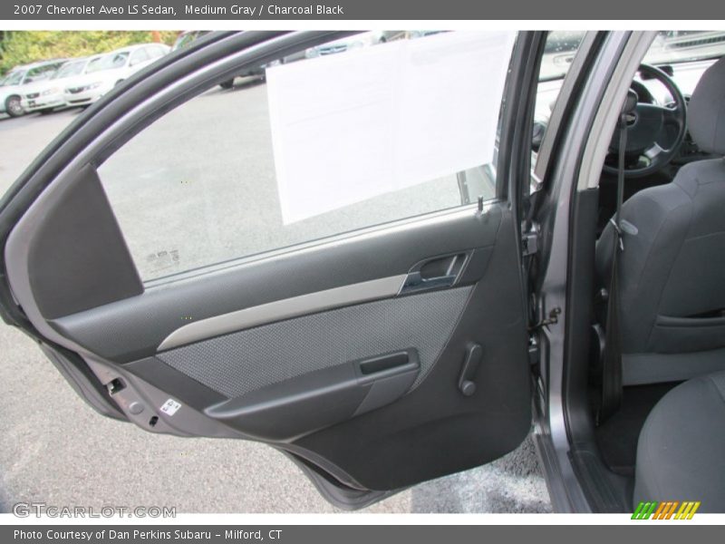 Medium Gray / Charcoal Black 2007 Chevrolet Aveo LS Sedan