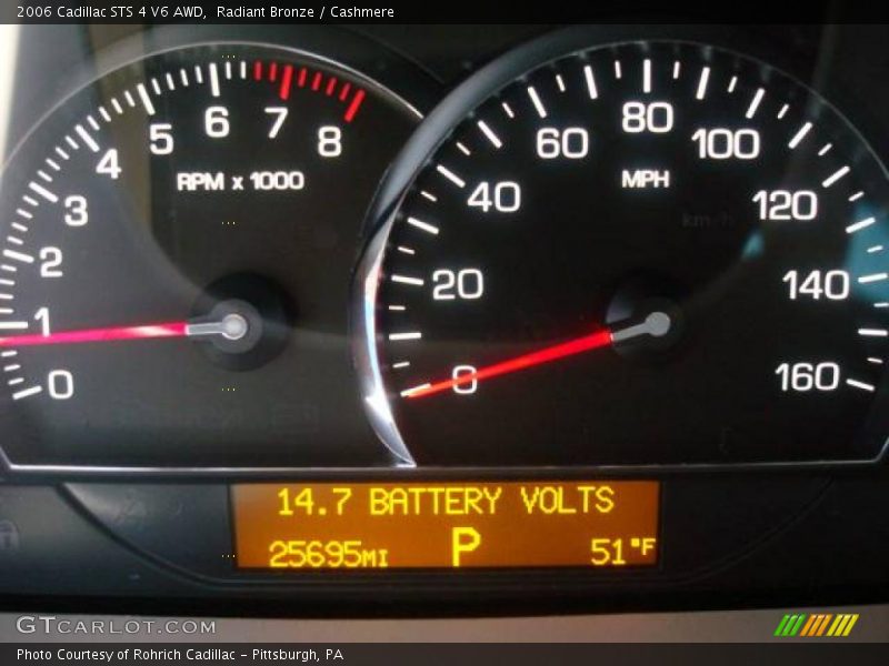 Radiant Bronze / Cashmere 2006 Cadillac STS 4 V6 AWD