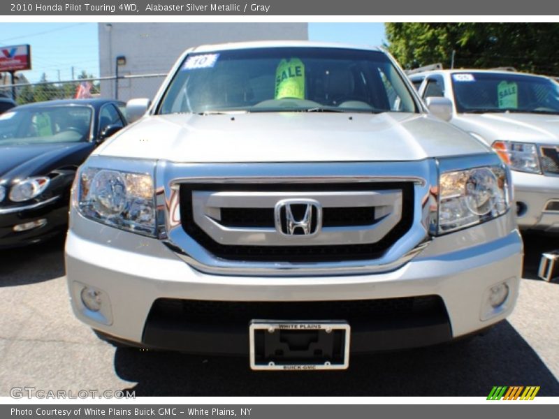 Alabaster Silver Metallic / Gray 2010 Honda Pilot Touring 4WD